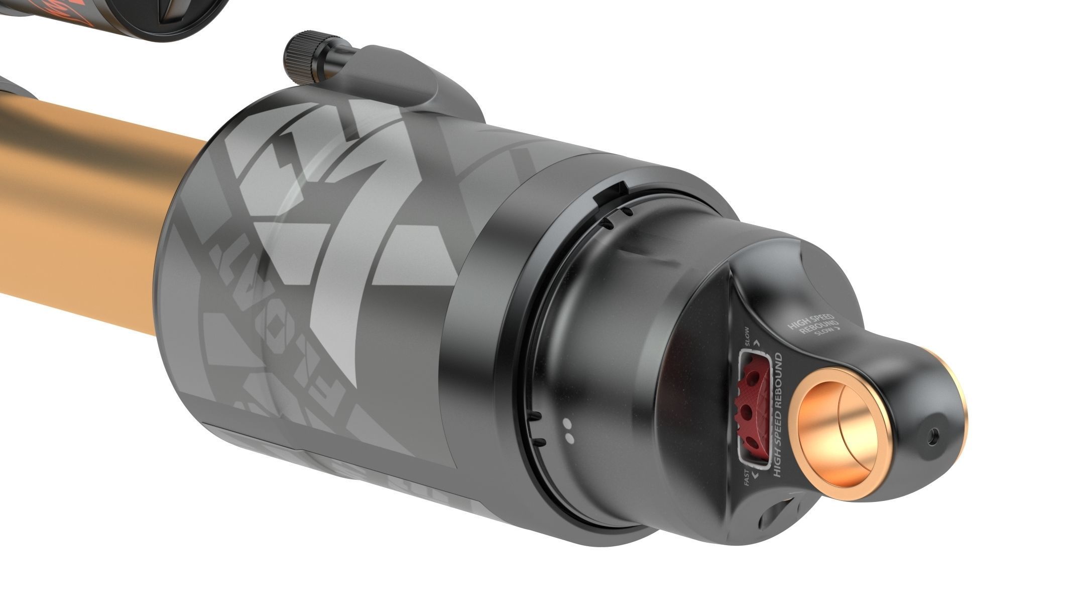 Fox Shock Float X2 Low-poly 3D model_8