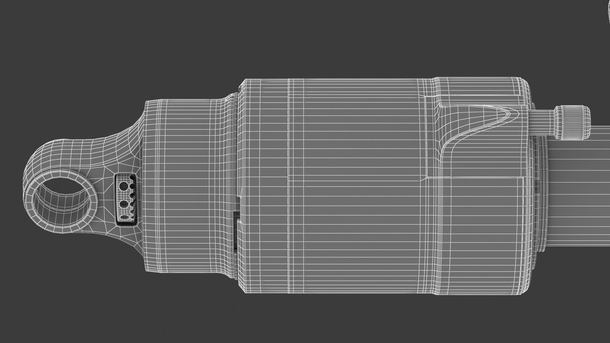 Fox Shock Float X2 Low-poly 3D model_18