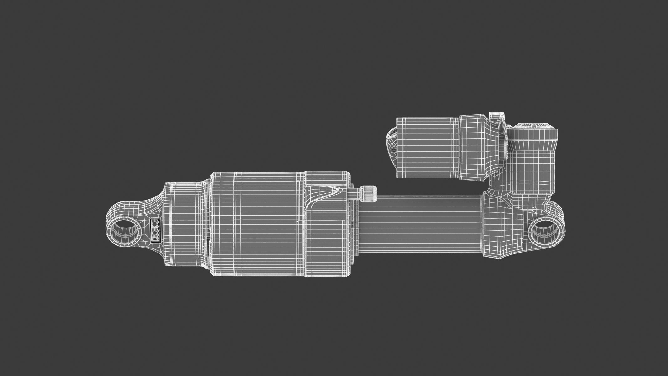 Fox Shock Float X2 Low-poly 3D model_13