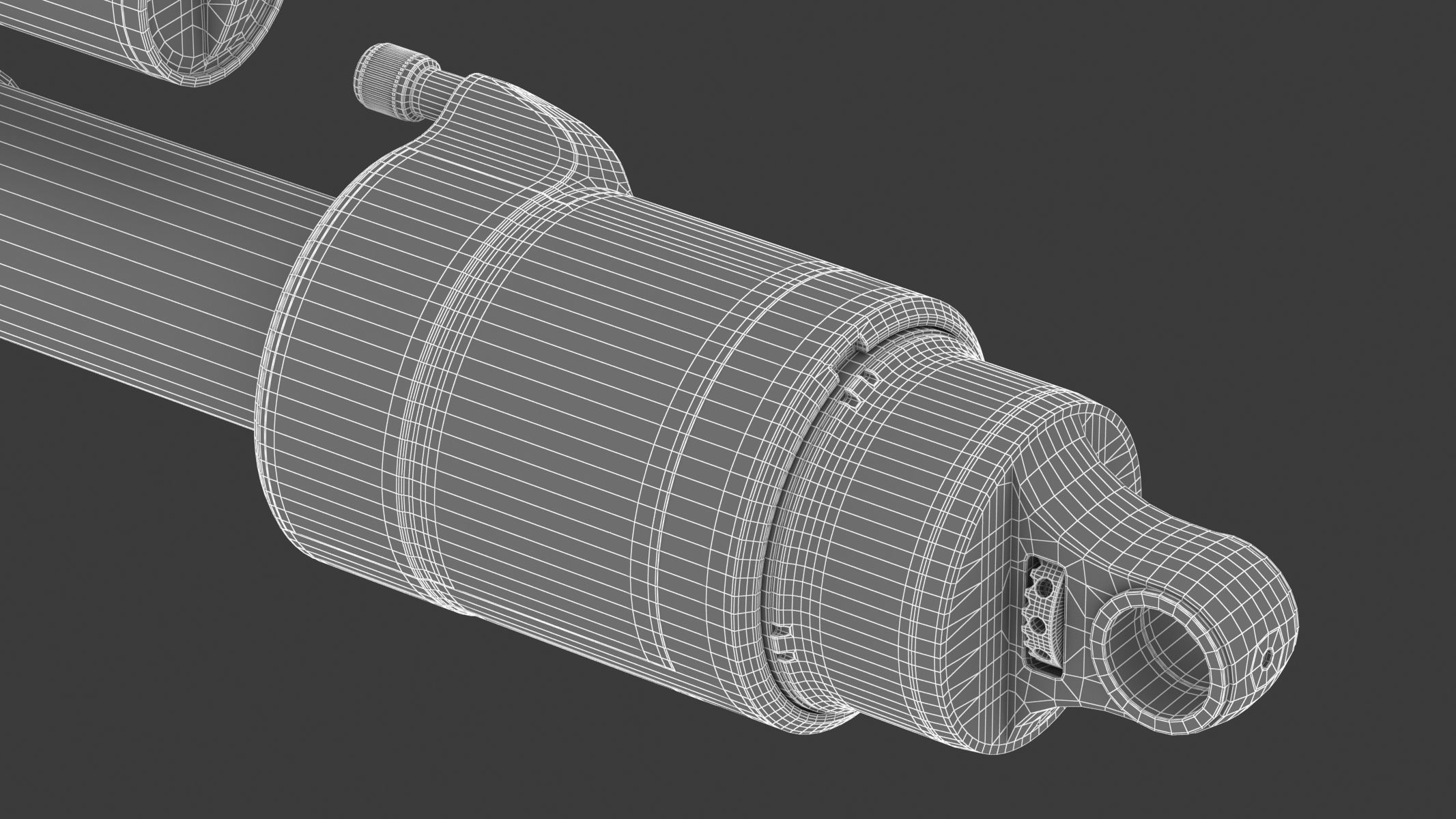 Fox Shock Float X2 Low-poly 3D model_19