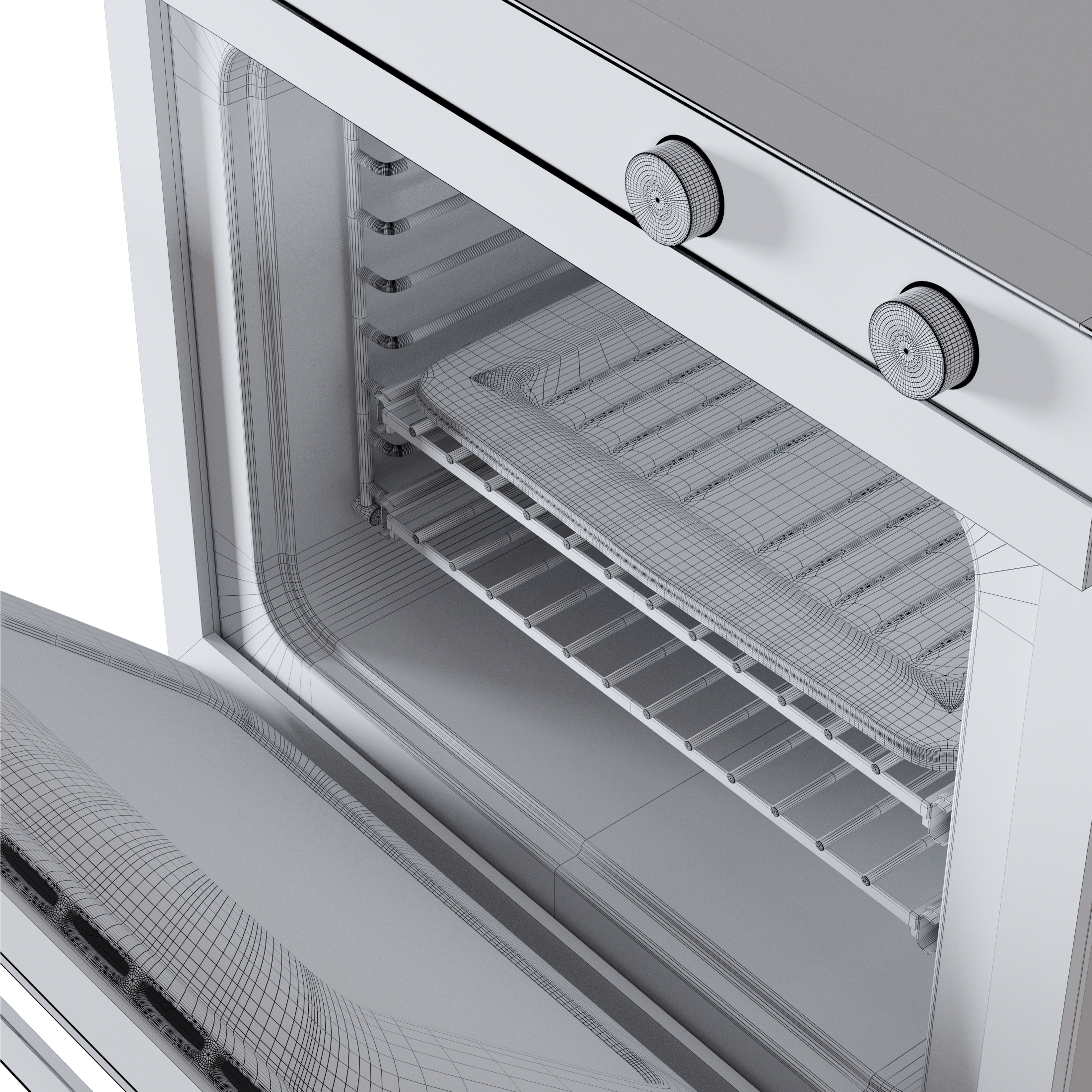 Fisher Paykel Cooktop and Built-in Oven 3D model_5