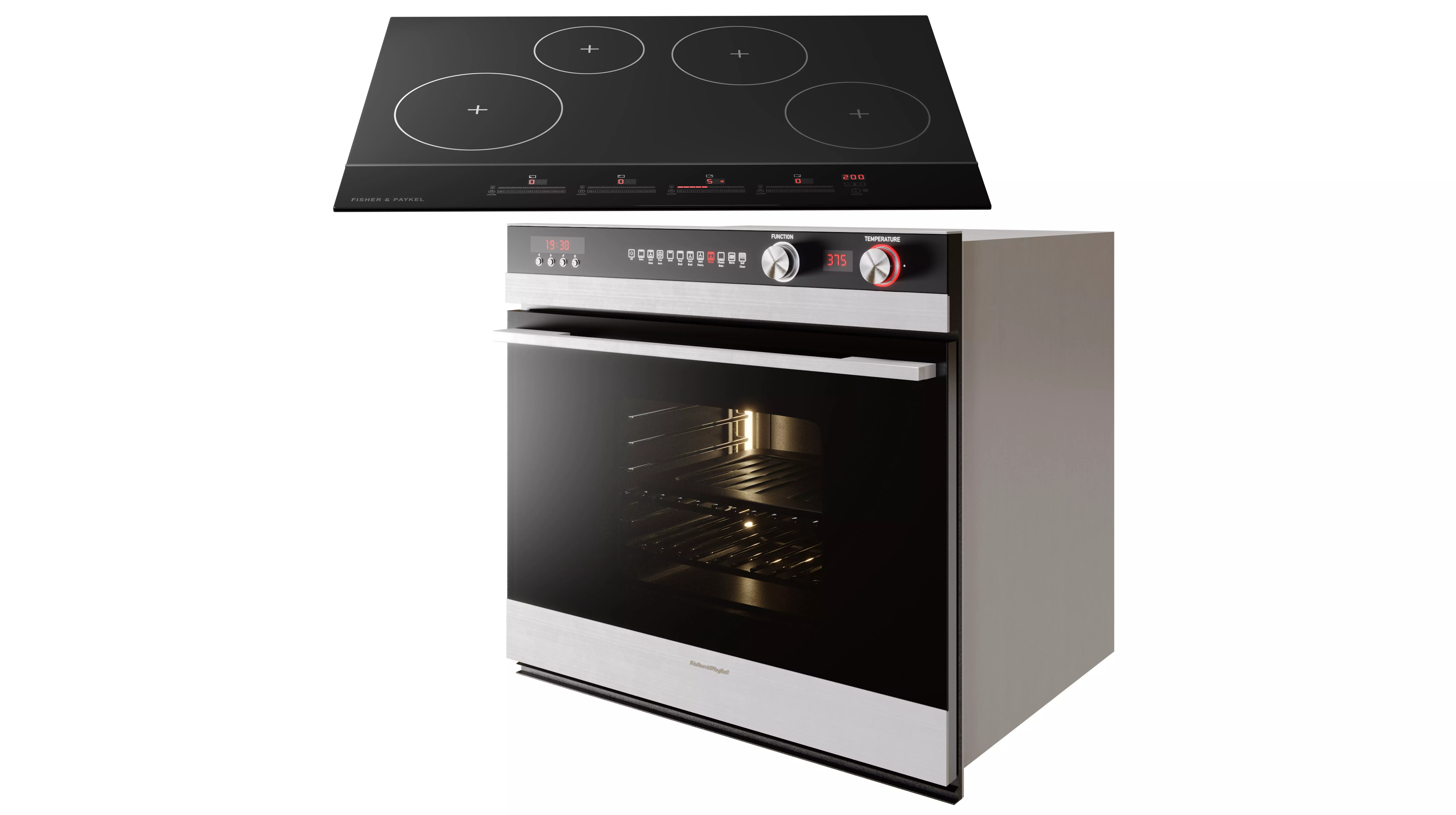 Fisher Paykel Cooktop and Built-in Oven 3D model_0