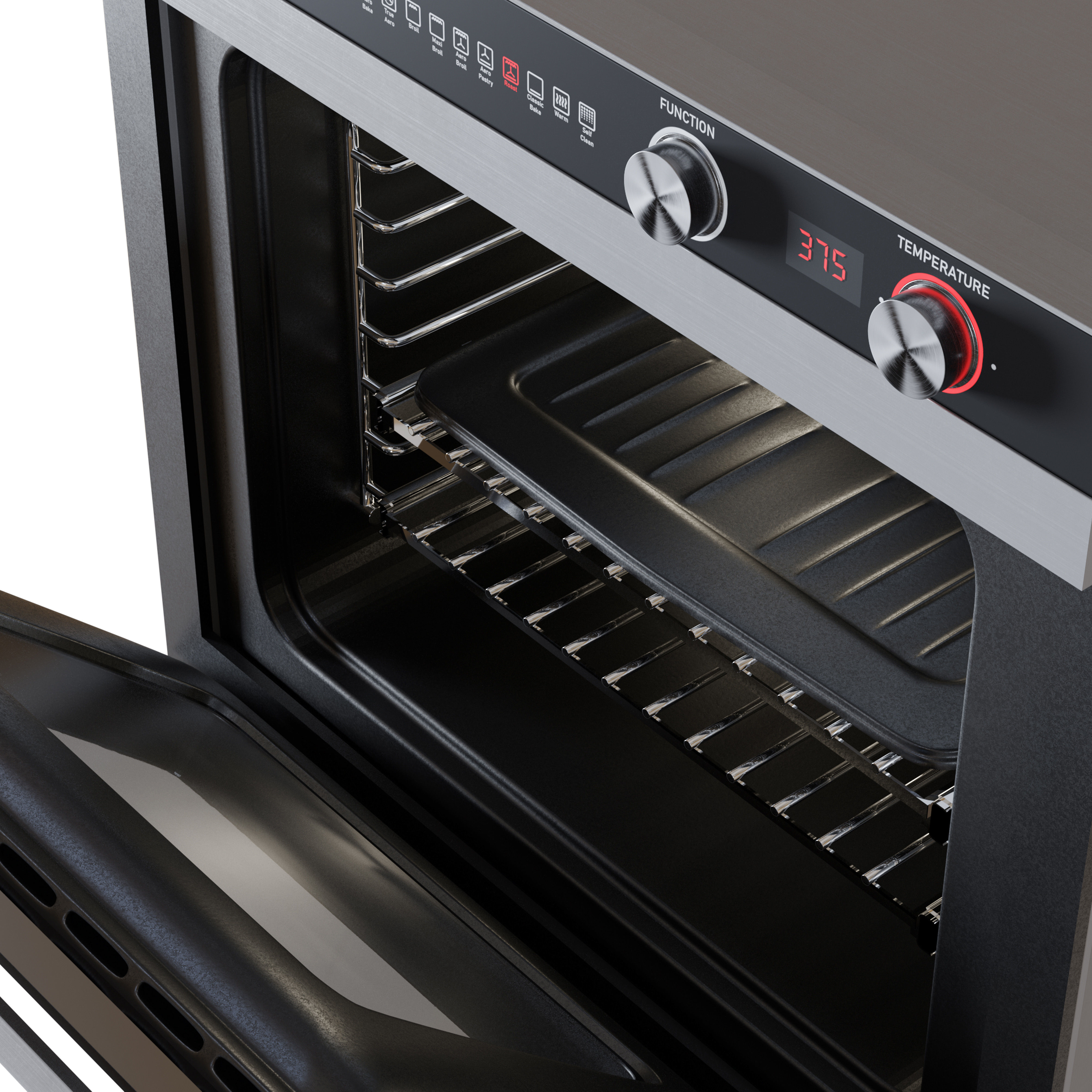 Fisher Paykel Cooktop and Built-in Oven 3D model_4