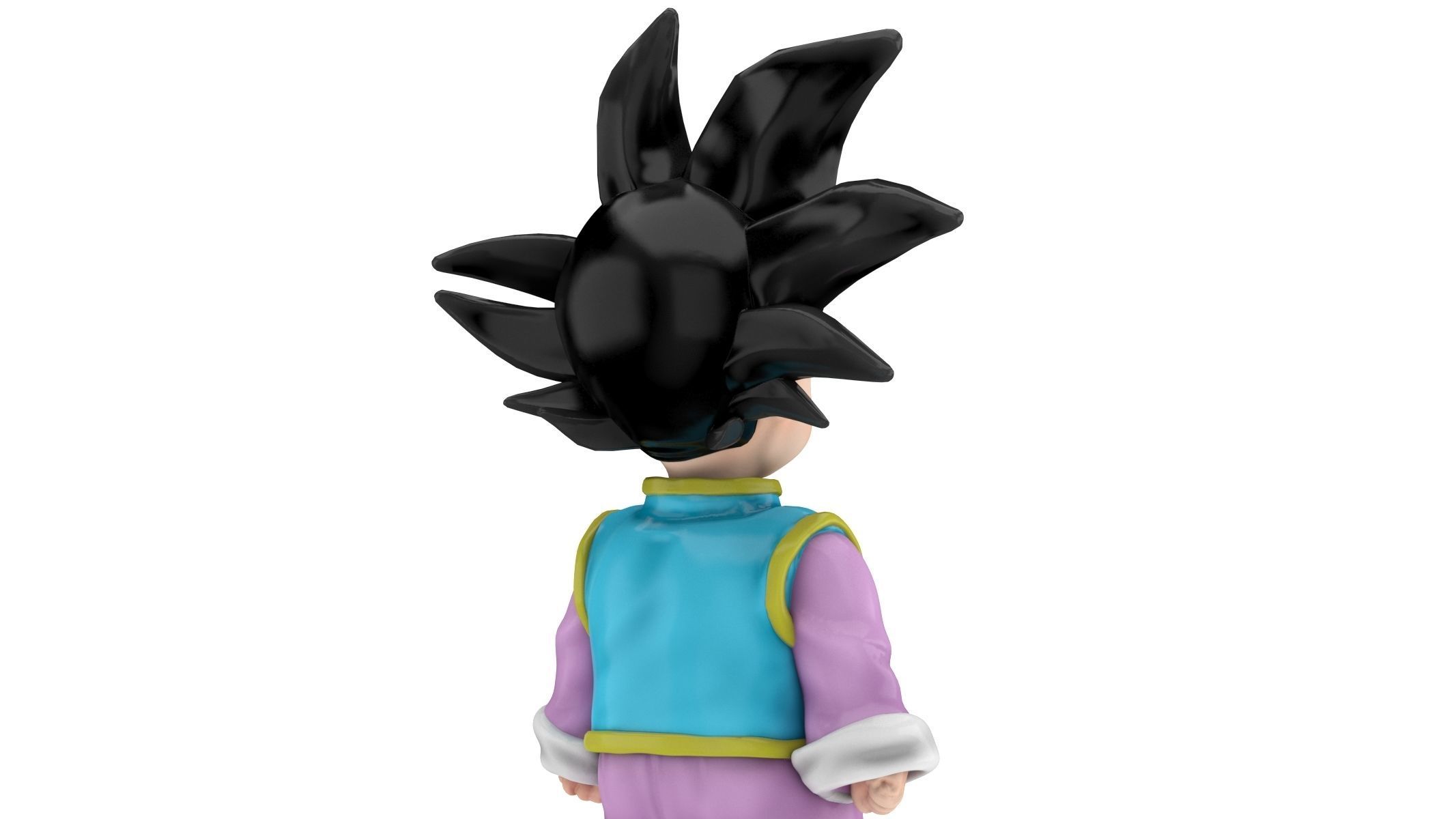 Goten Statue Low-poly 3D model_7