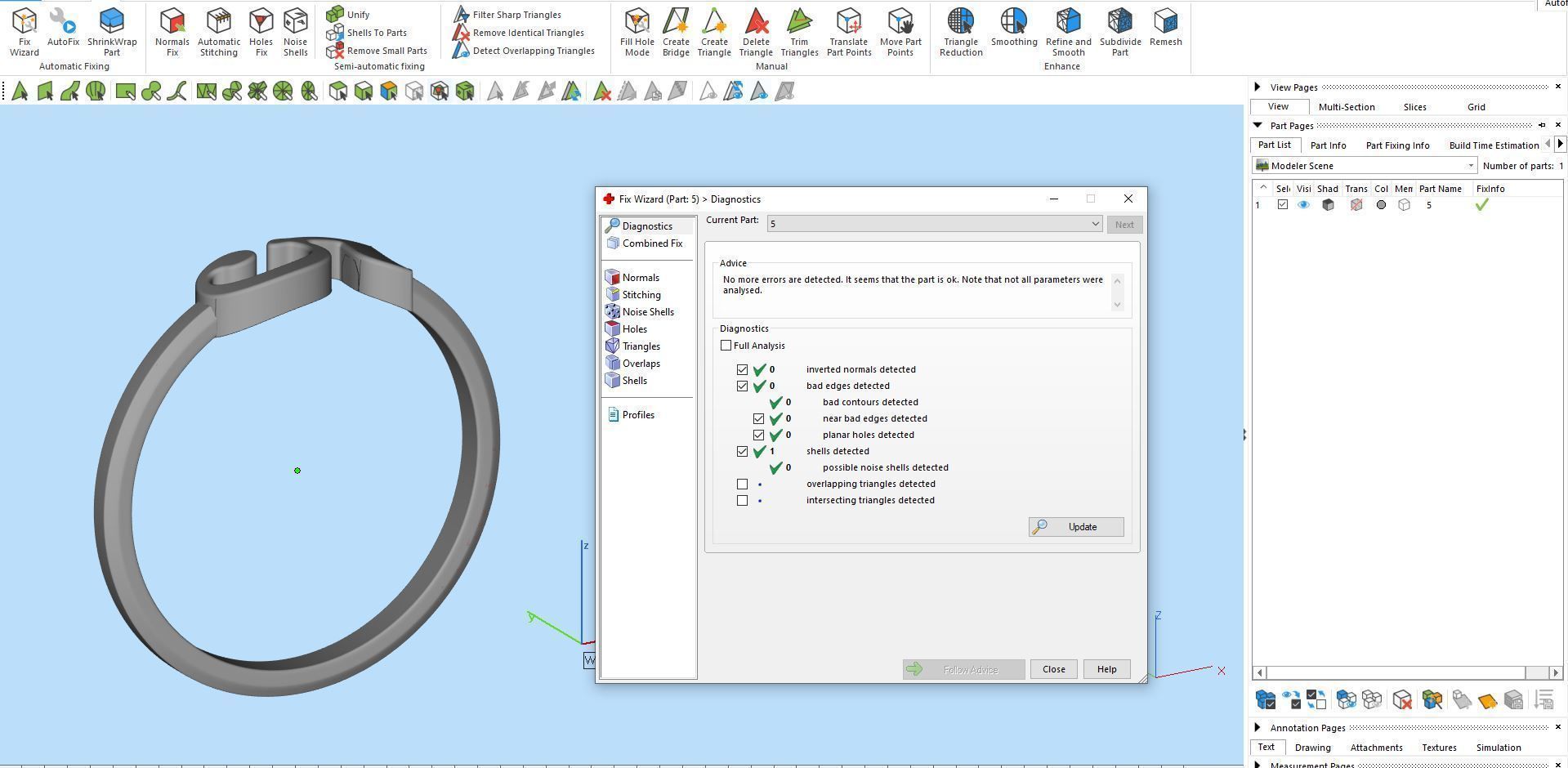 Number rings 3D print model_12