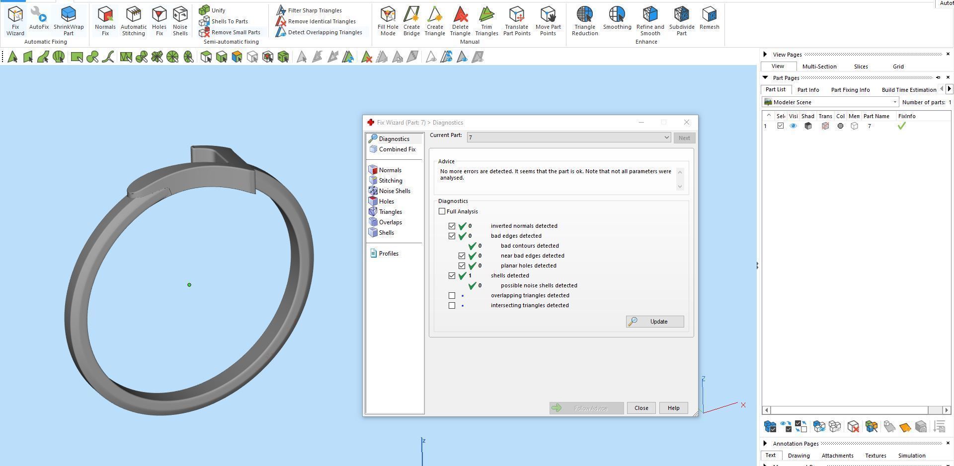 Number rings 3D print model_14