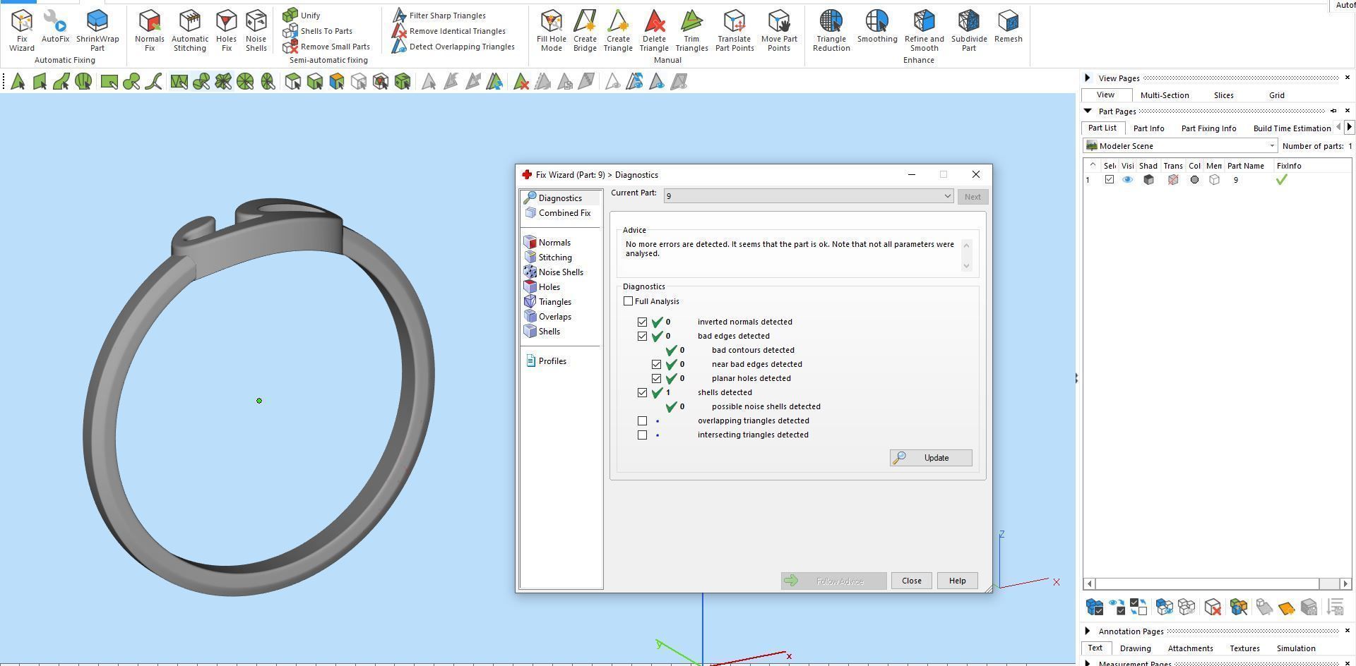 Number rings 3D print model_16