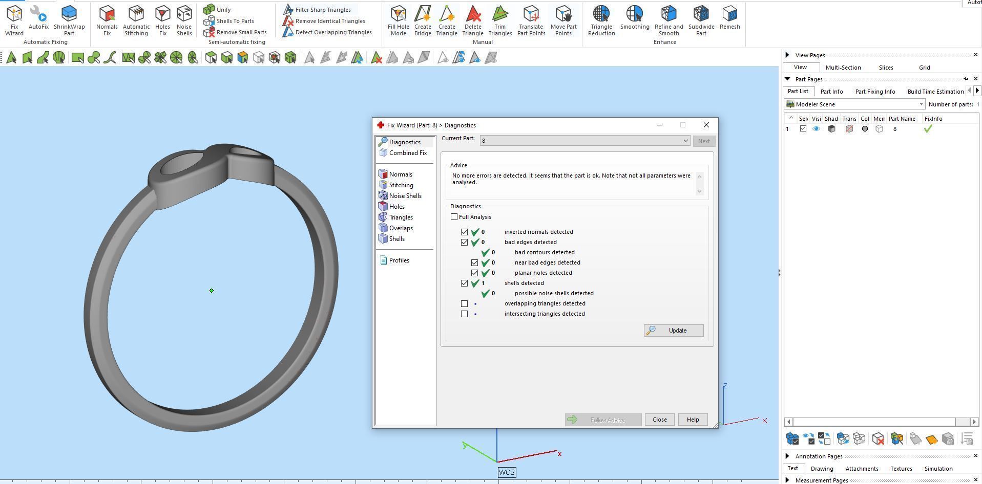 Number rings 3D print model_15