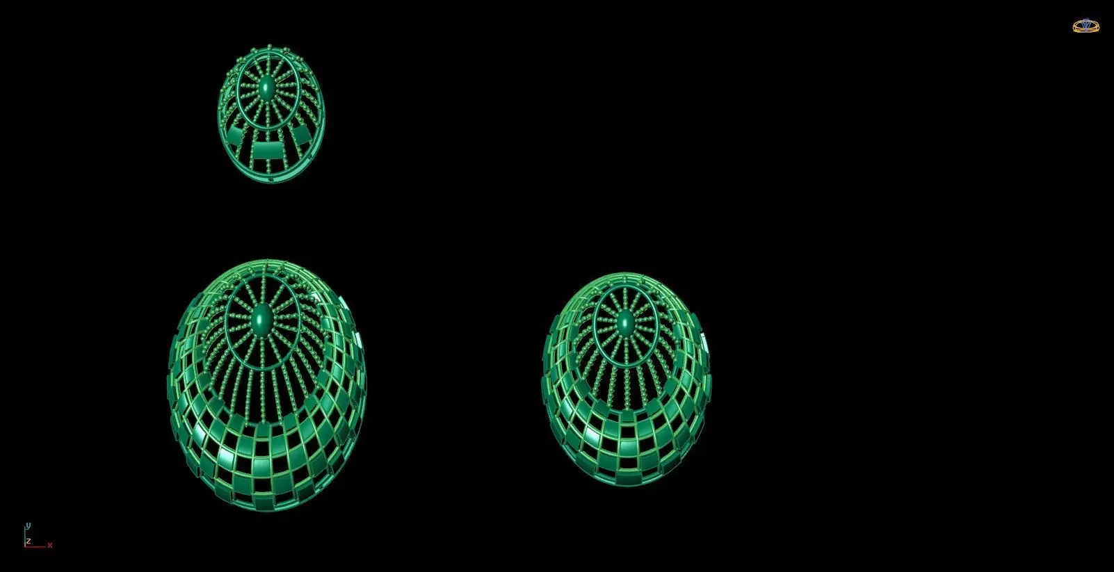 Pendant Set 18 3D print model_0