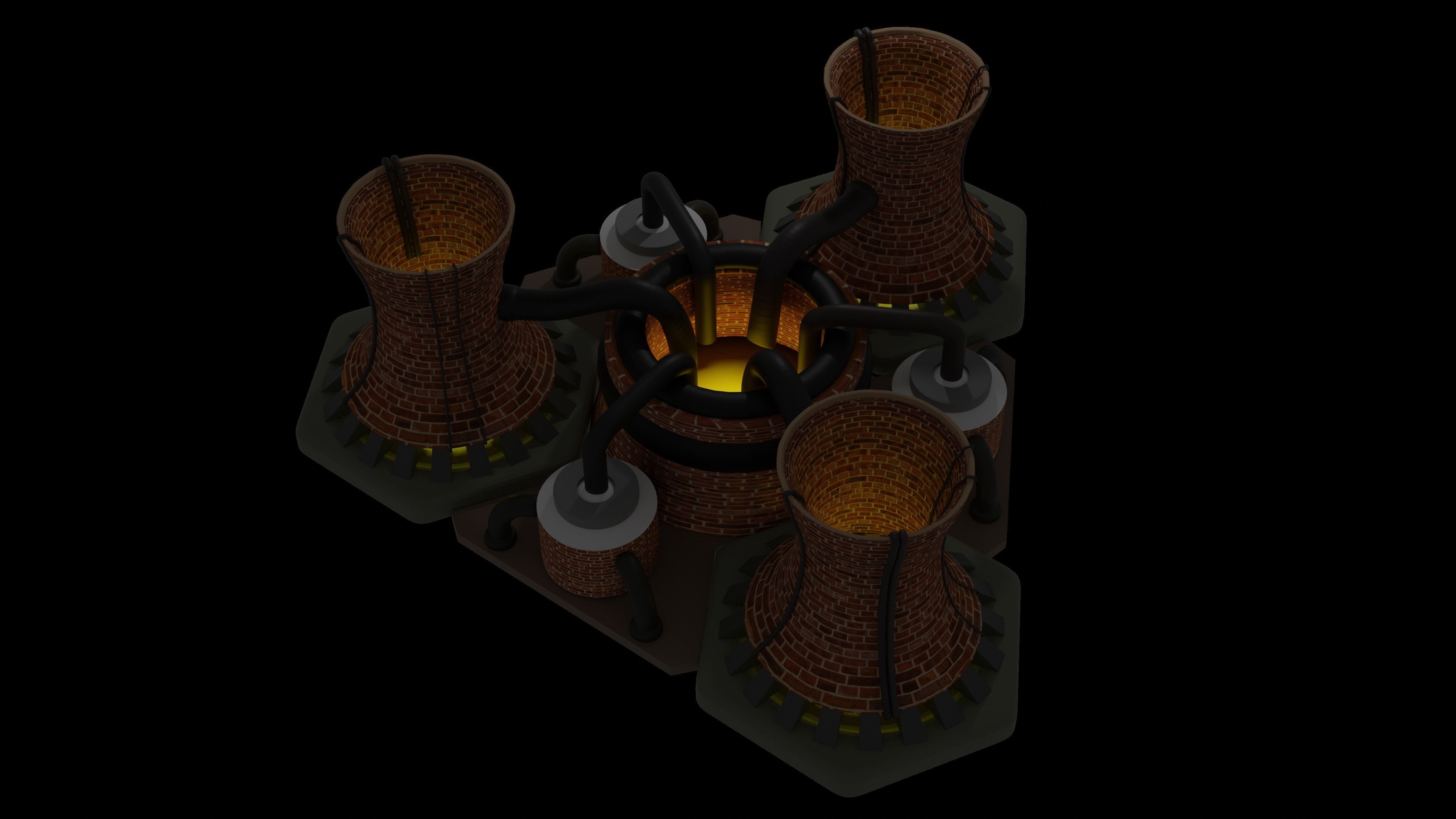 red alert 2 soviet nuclear reactor  3D model_5