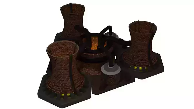 red alert 2 soviet nuclear reactor  3D model