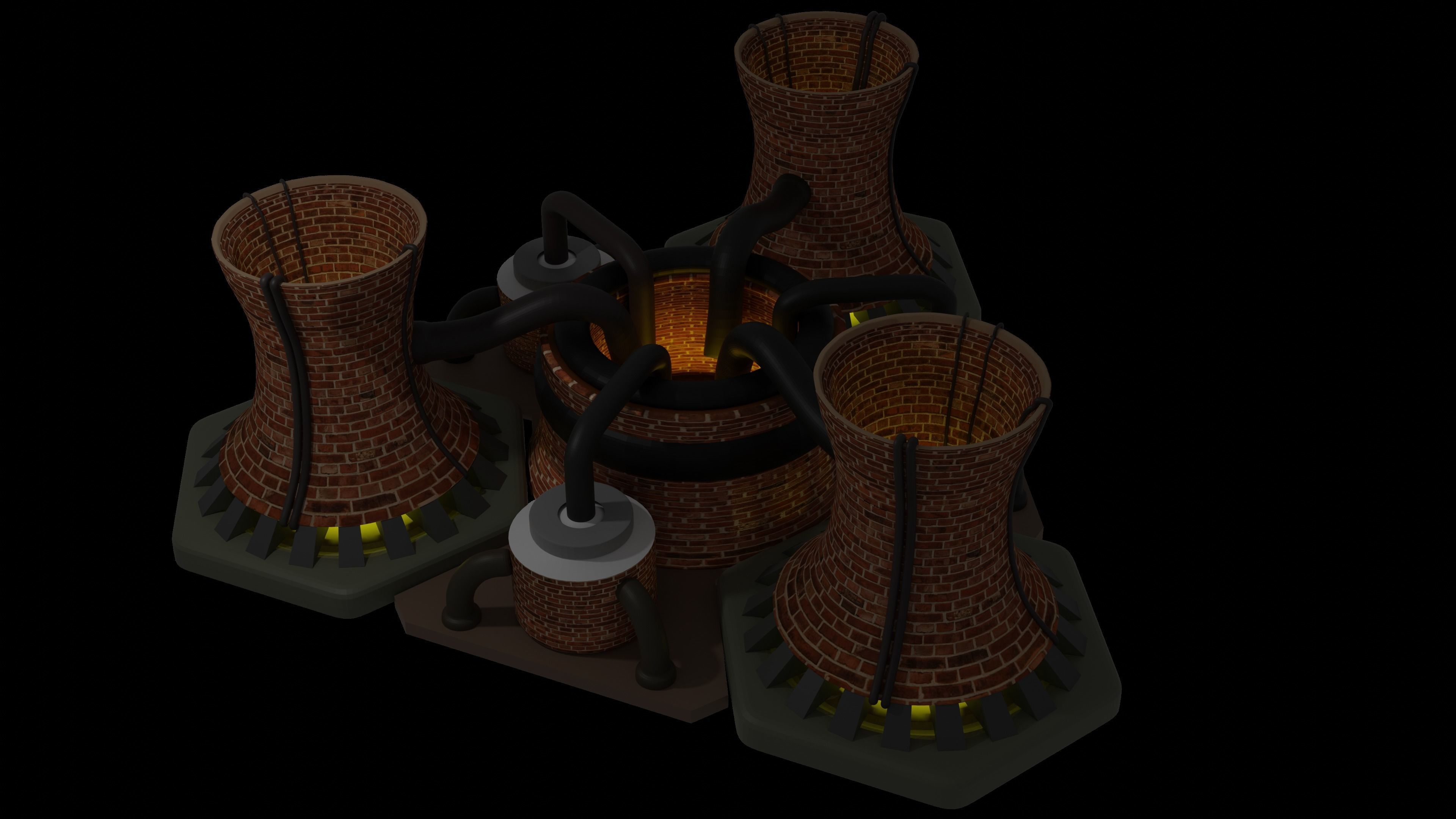 red alert 2 soviet nuclear reactor  3D model_1