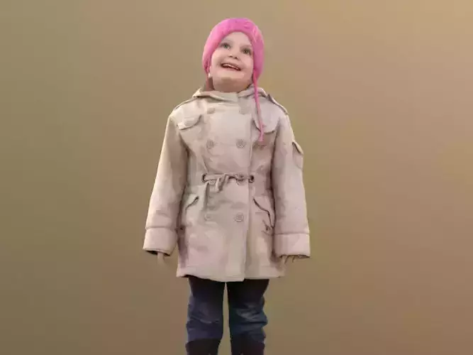 Lilly 10090 - Girl Child Looking Up 