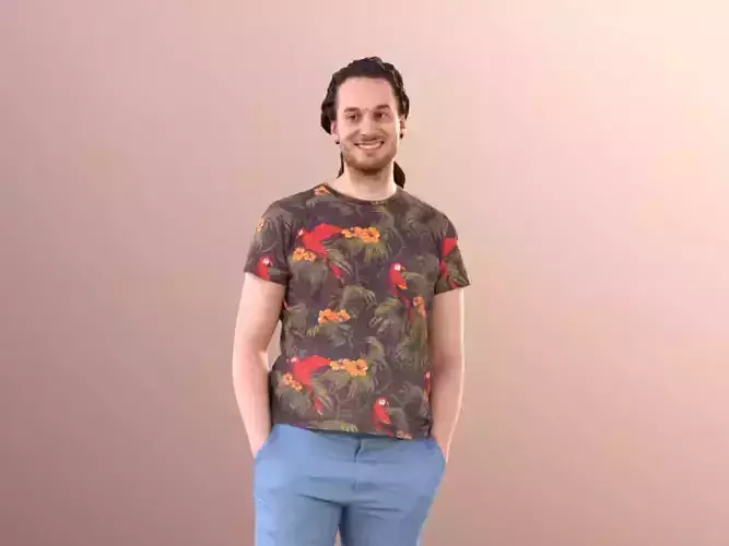 Kevin 10248 - Casual Man Standing Hands In Pockets