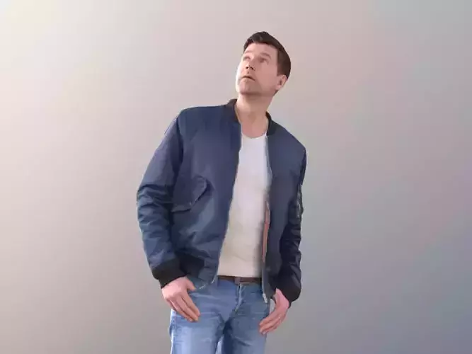 Lars 10424 - Casual Man Standing Walking Around