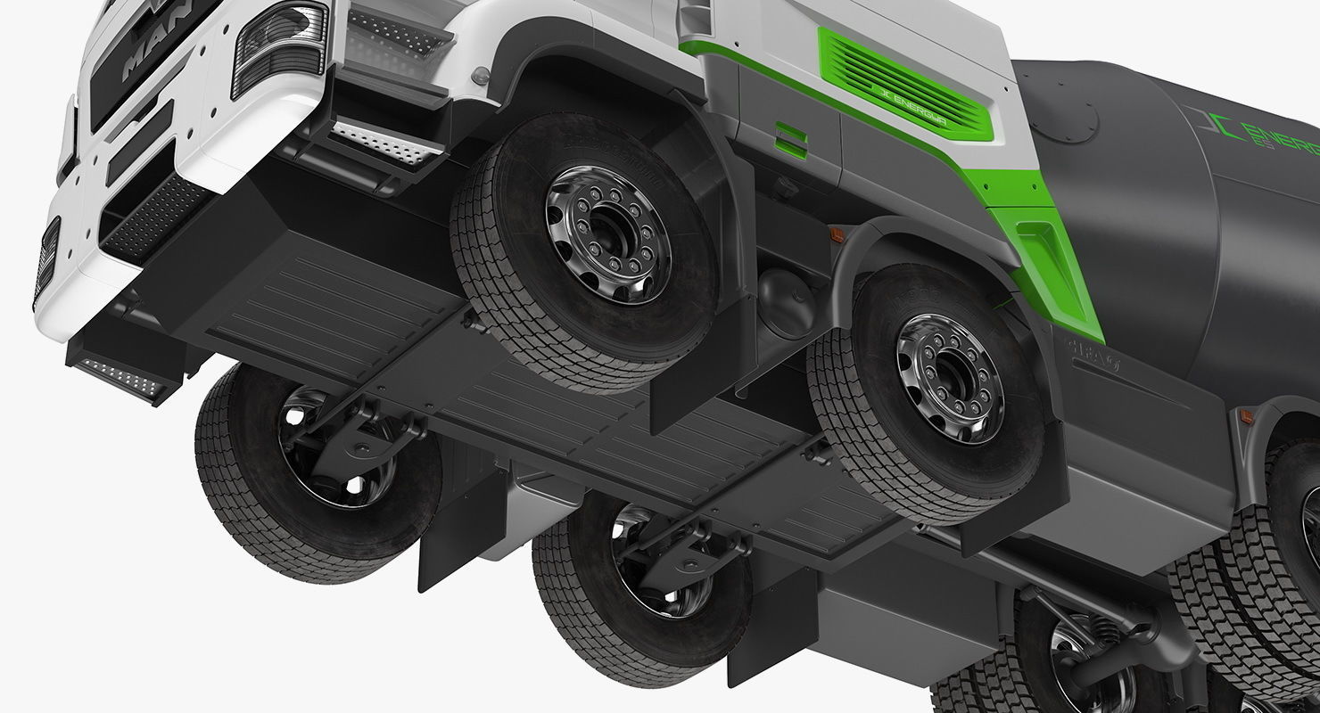 Electric Hybrid Mixer Truck Energya E9 3D model_15