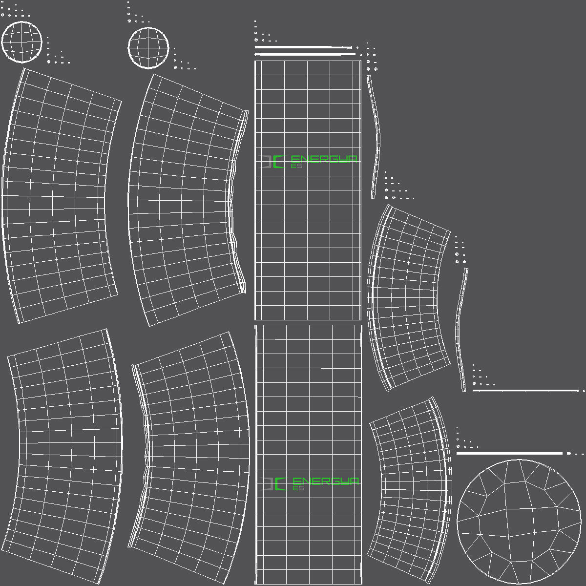 Electric Hybrid Mixer Truck Energya E9 3D model_21