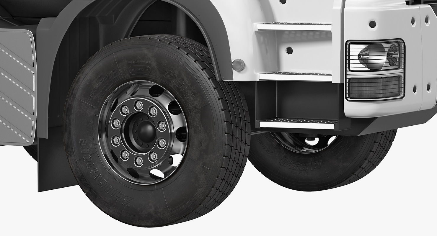 Electric Hybrid Mixer Truck Energya E9 3D model_17