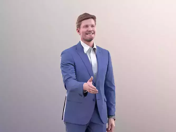 Andrew 10601 - Business Man Shakeing Hand