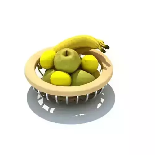Basket With Fruits