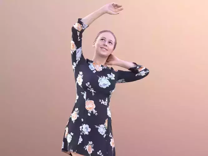 Elena 10660 - Woman Dancing In Summer Dress