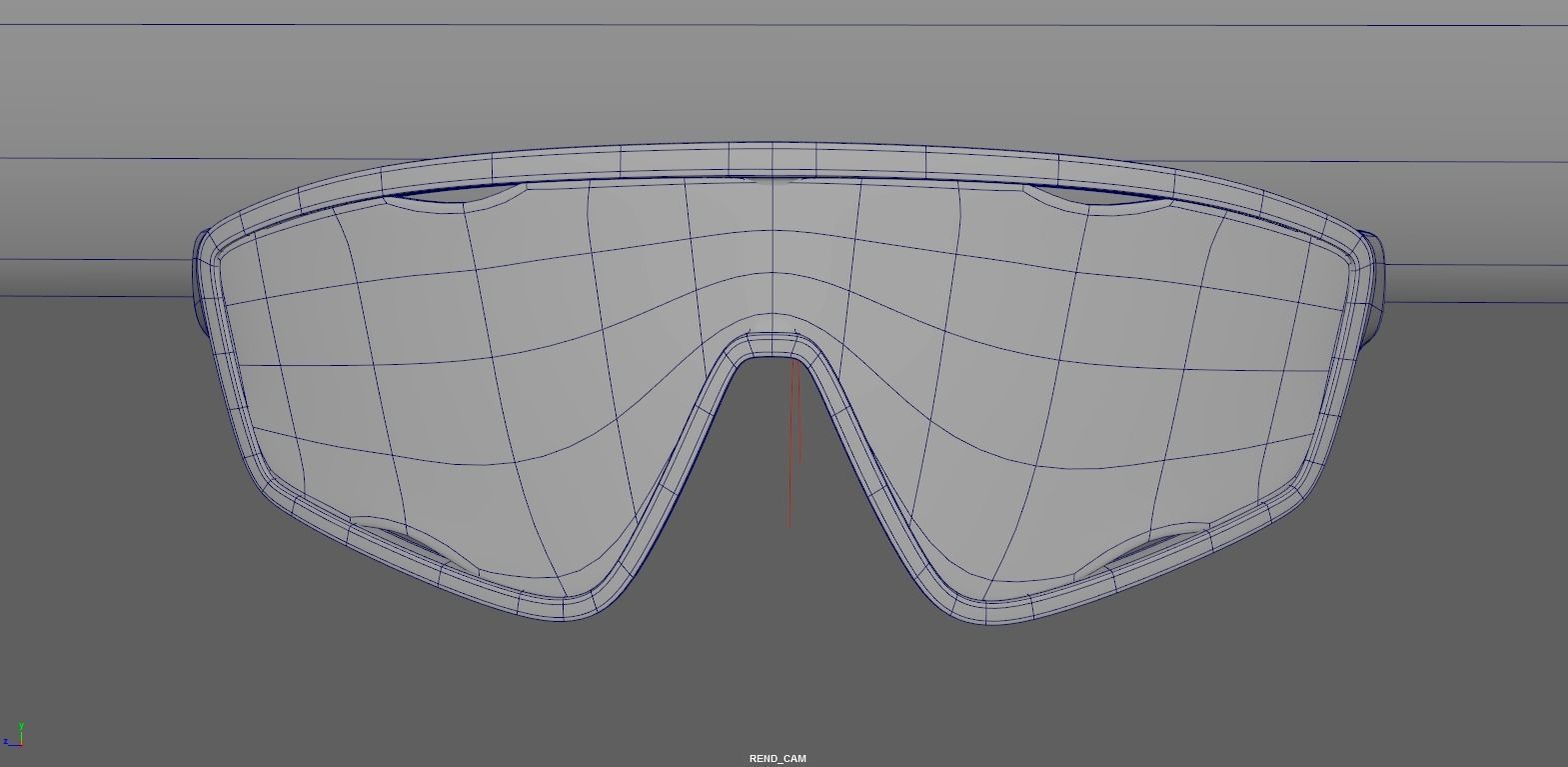 Prada Rosso Cangiante Eyewear Collection sunglasses Low-poly 3D model_2