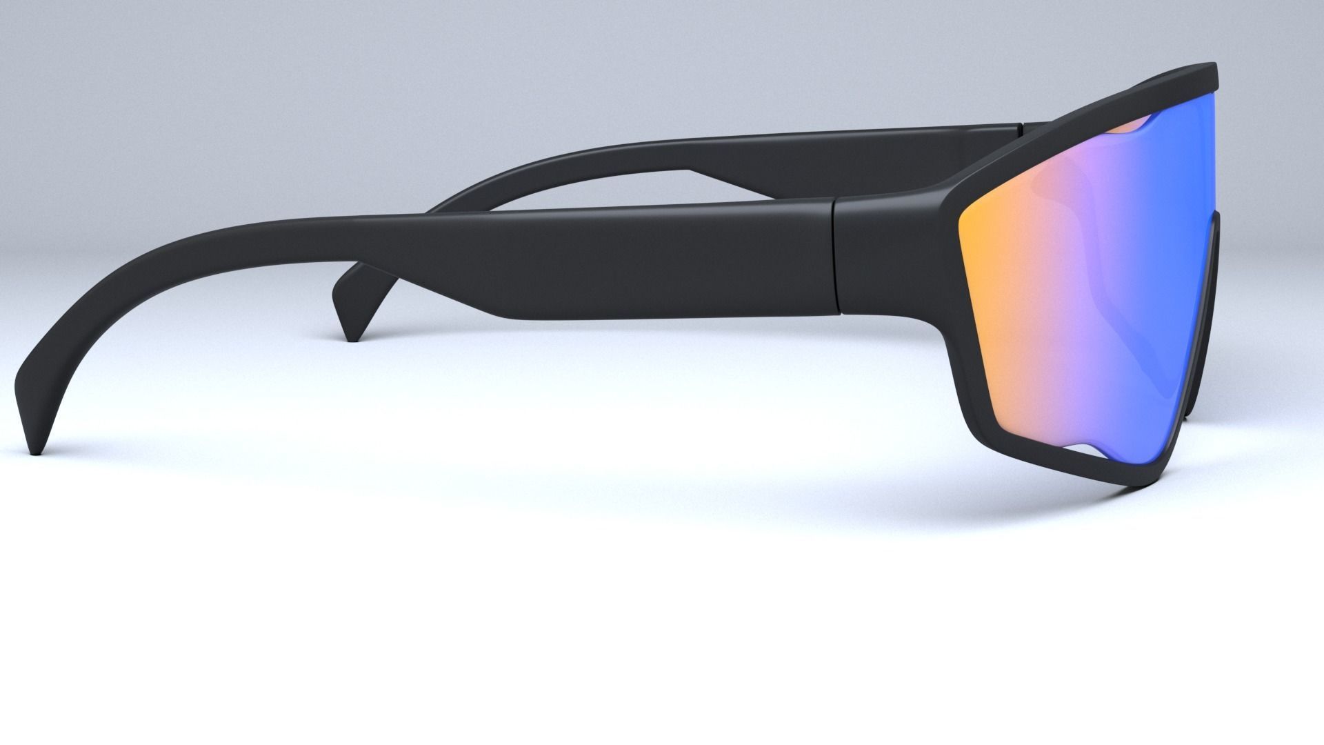 Prada Rosso Cangiante Eyewear Collection sunglasses Low-poly 3D model_9