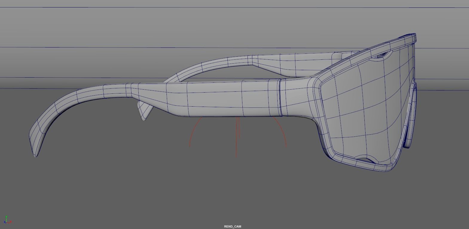 Prada Rosso Cangiante Eyewear Collection sunglasses Low-poly 3D model_10