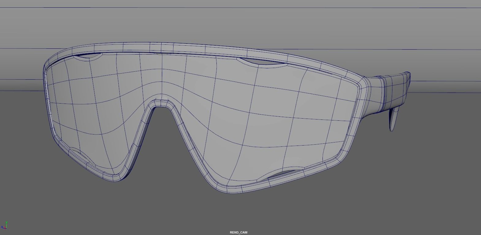 Prada Rosso Cangiante Eyewear Collection sunglasses Low-poly 3D model_8
