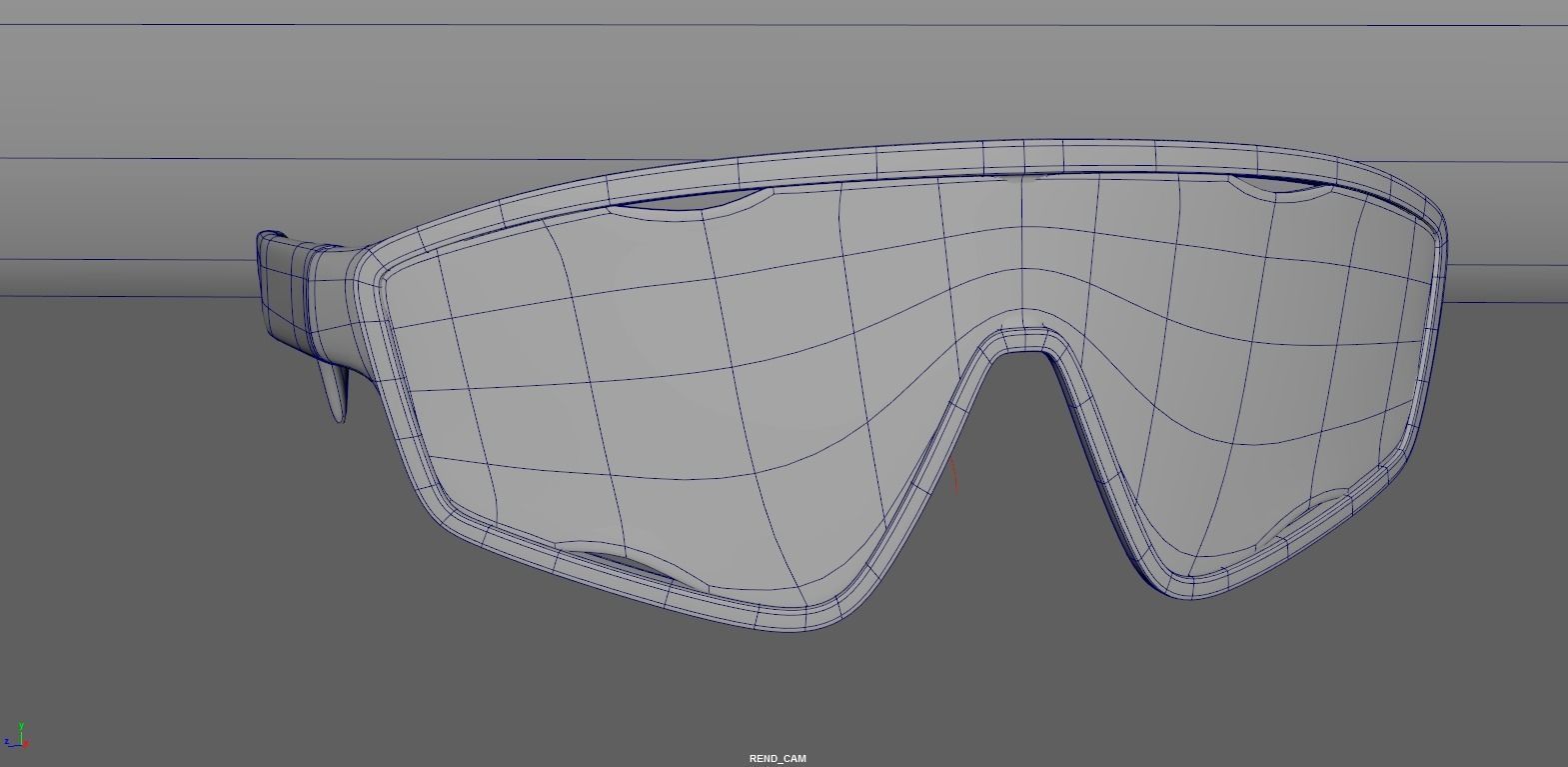 Prada Rosso Cangiante Eyewear Collection sunglasses Low-poly 3D model_14