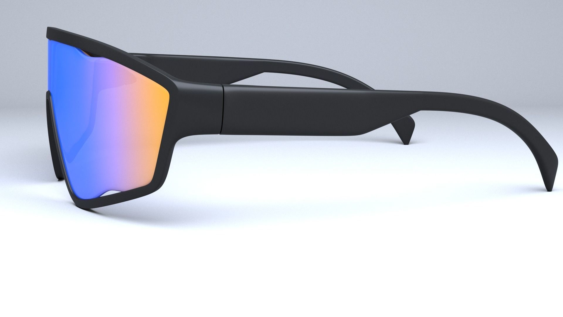 Prada Rosso Cangiante Eyewear Collection sunglasses Low-poly 3D model_5