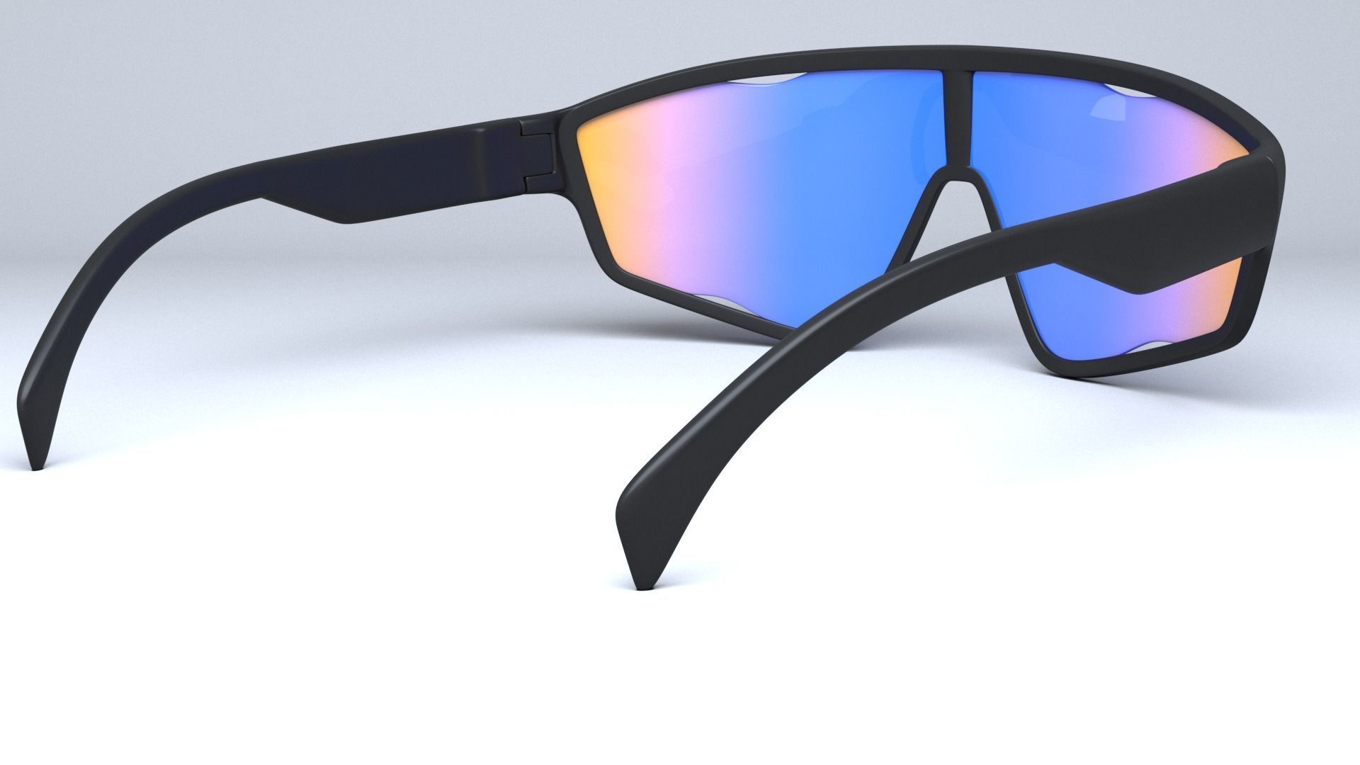 Prada Rosso Cangiante Eyewear Collection sunglasses Low-poly 3D model_11