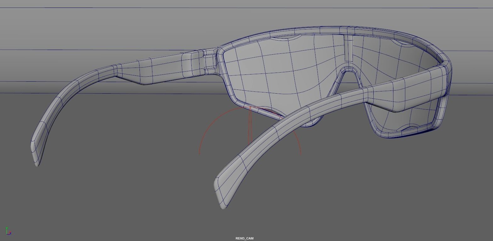 Prada Rosso Cangiante Eyewear Collection sunglasses Low-poly 3D model_12