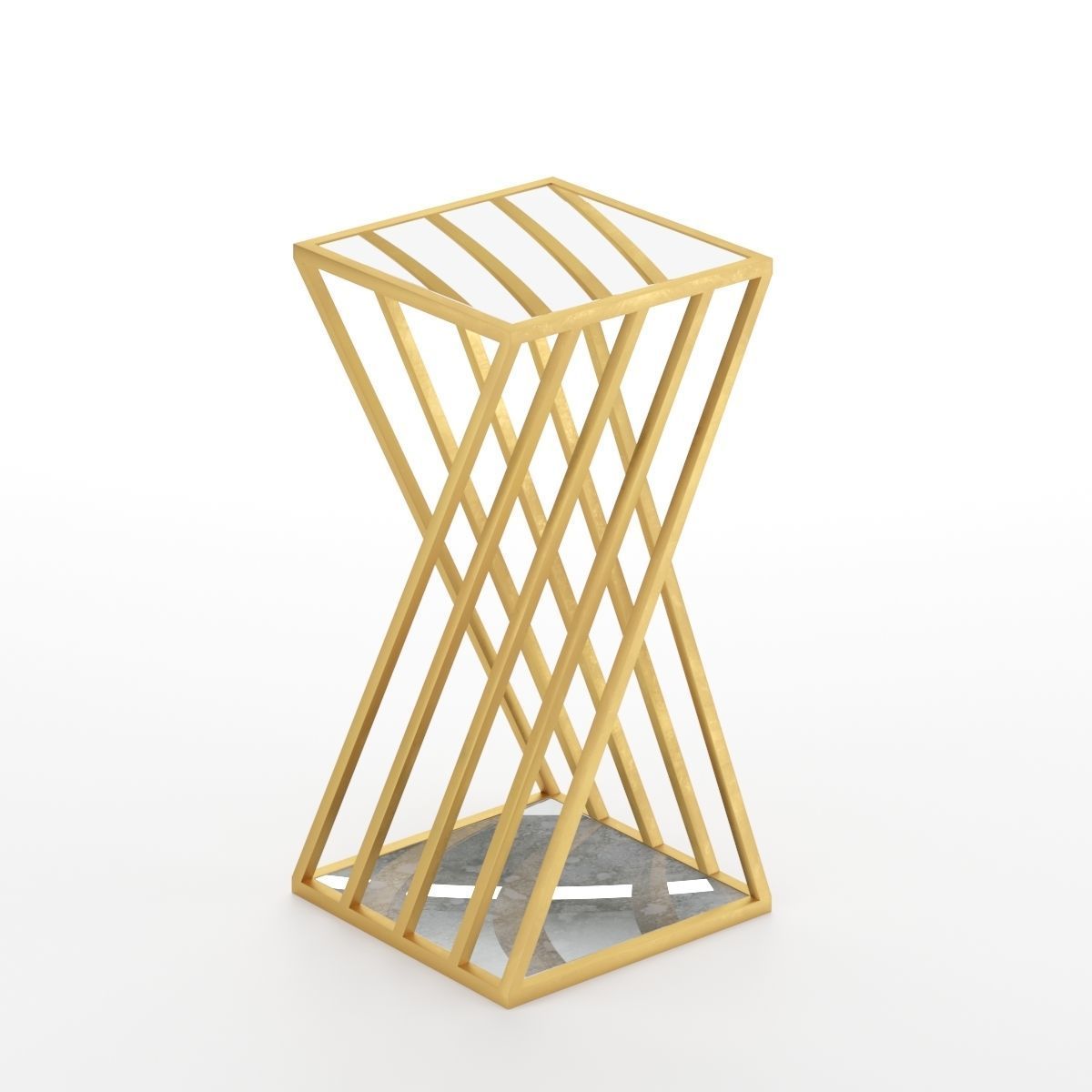 Janina Accent Table- Uttermost Free 3D model_1