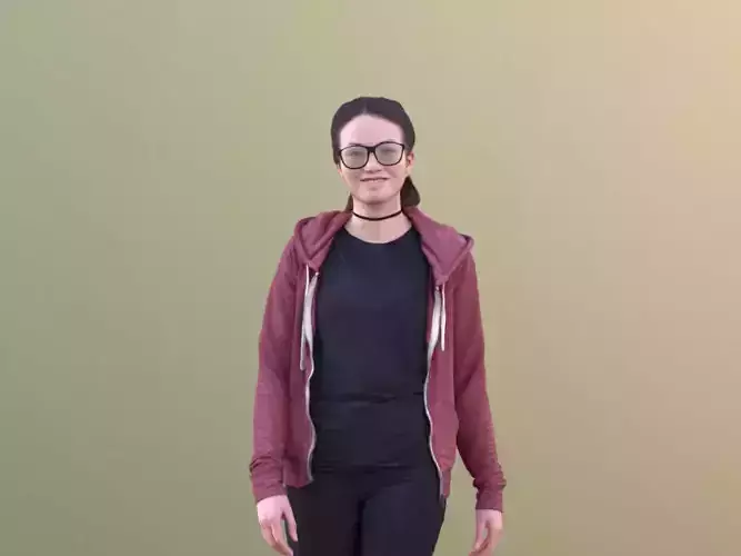 Laura 10698 - Young Woman Walking