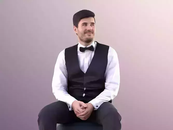 Sean 10792 - Man Sitting In Suit