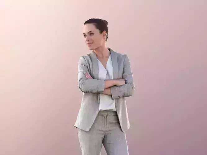 Juliette 10803 - Business Woman Standing Armes Crossed