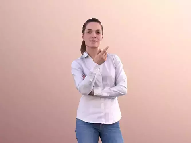 Juliette 10806 - Business Woman Talking And Gesticulating