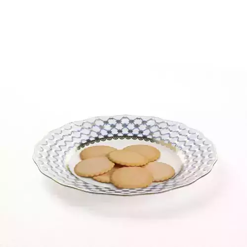 Patterned Porcelain Plate