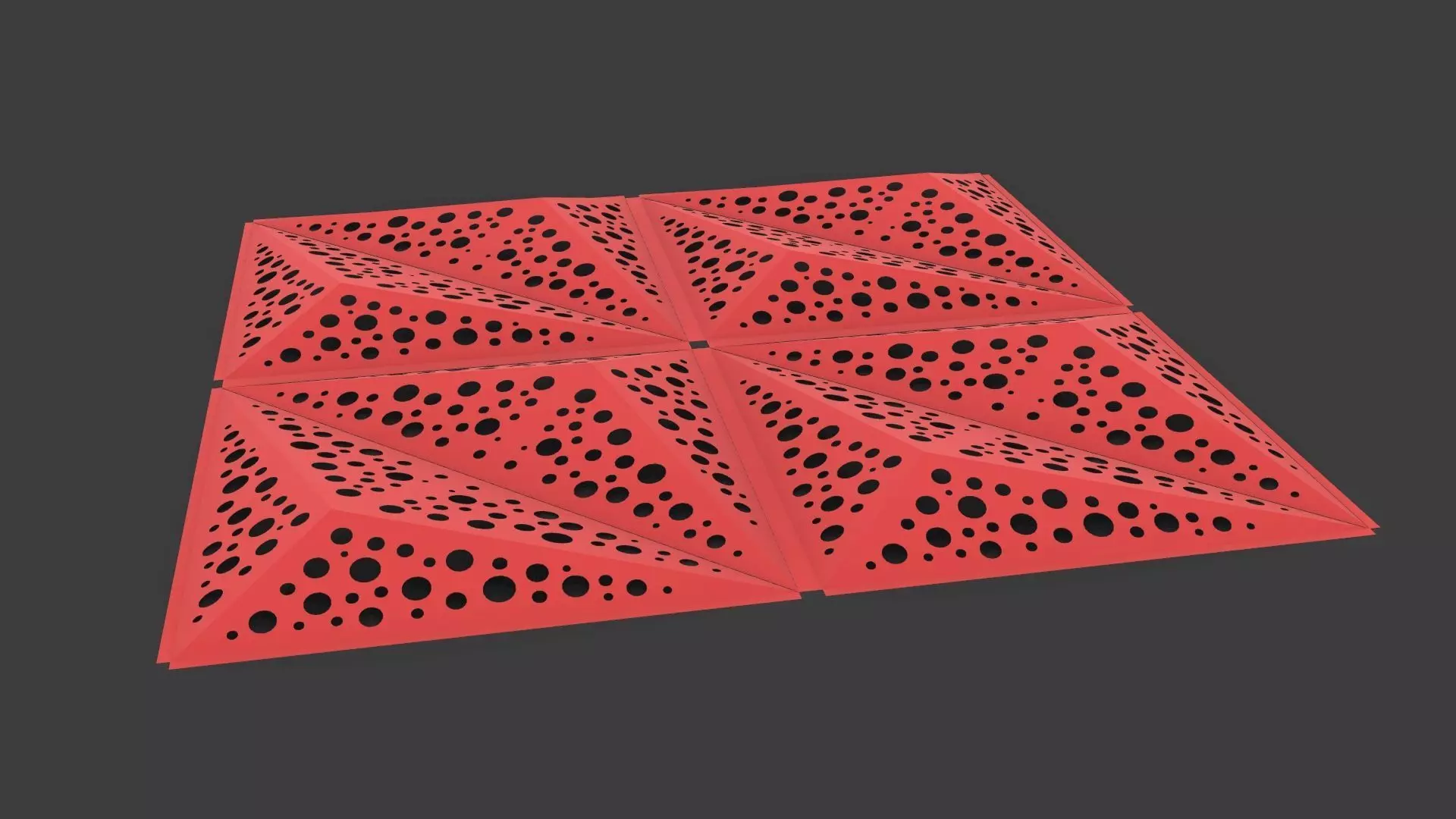 3d panel for outside Free 3D model