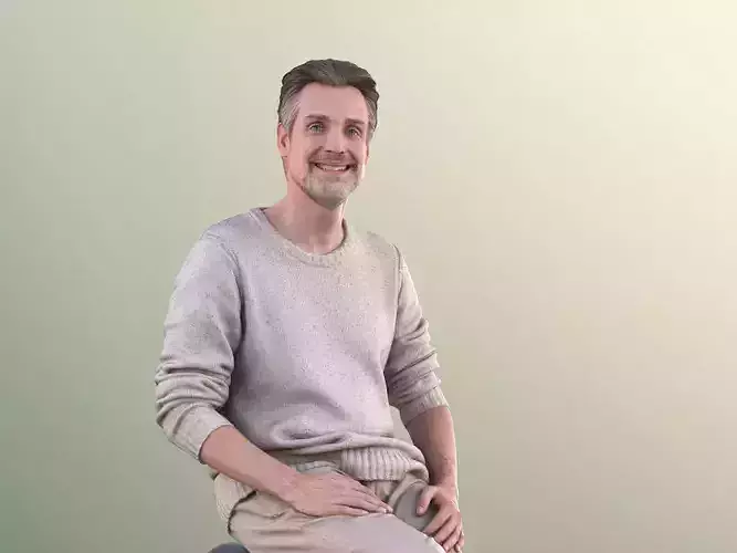 Will 10843 - Best Ager Man Sitting