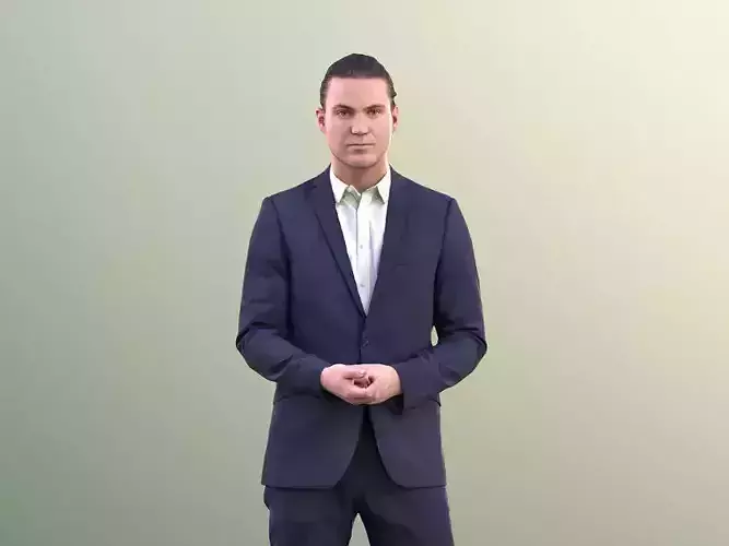 Marcel 10979 - Business Man Holding Hands Together Gesticulate