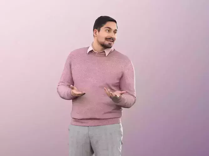 Sahir 11021 - Man Talking And Gesticulating