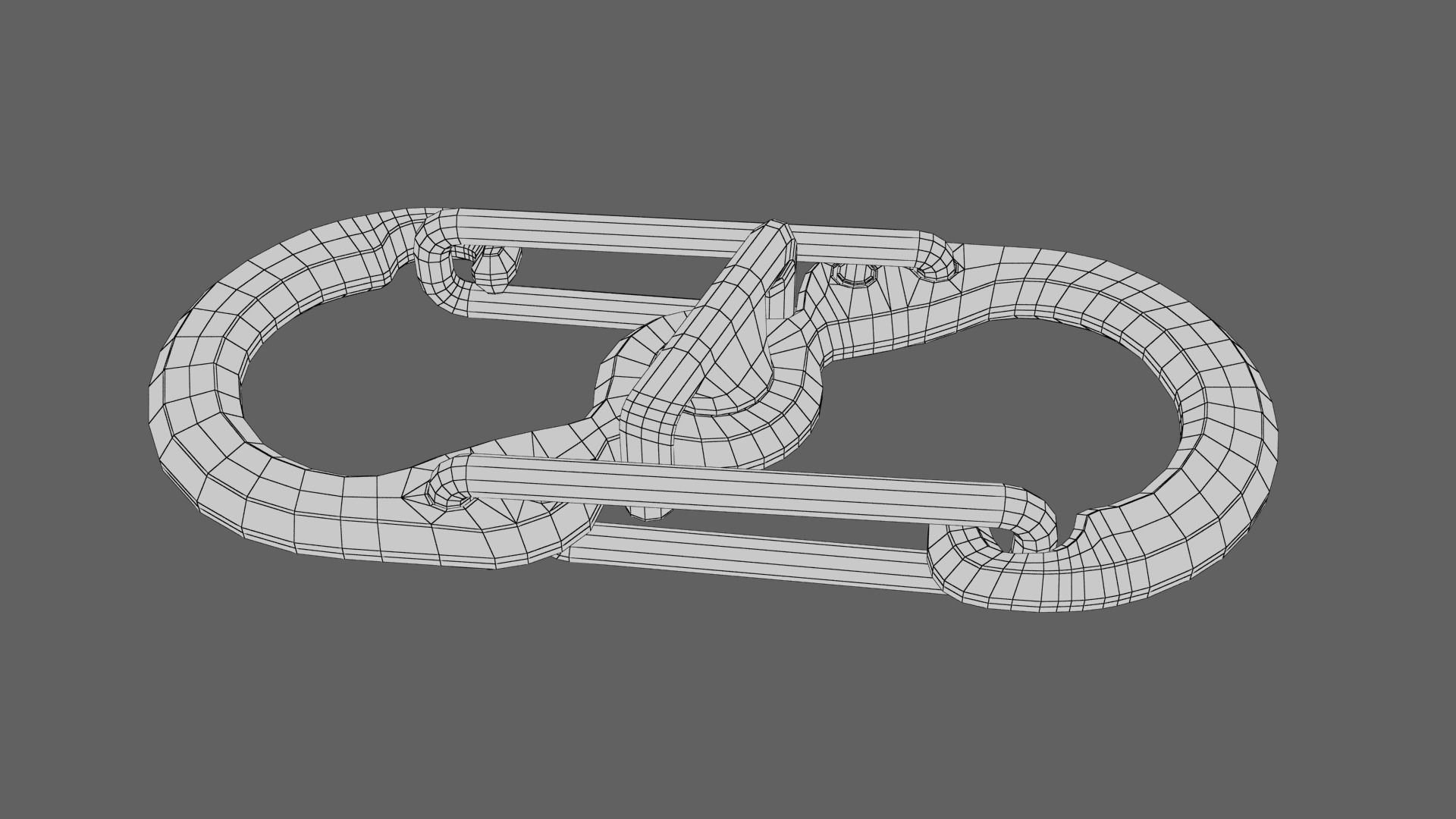 Carabiner orange 3D model_22