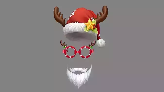 Cartoon santa claus decorations