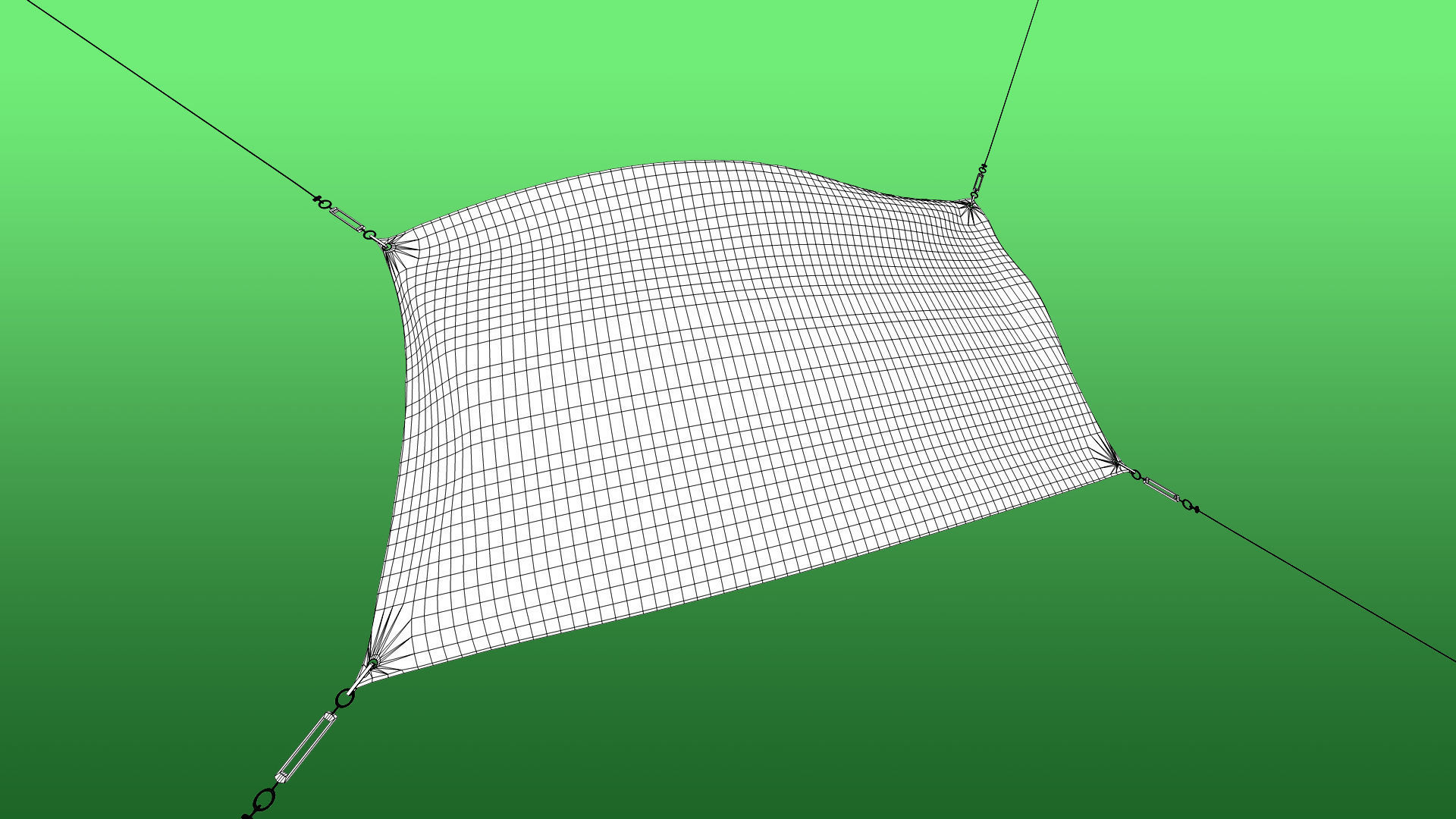 Animated Flag- Wired Transitional Flag  3D model_10