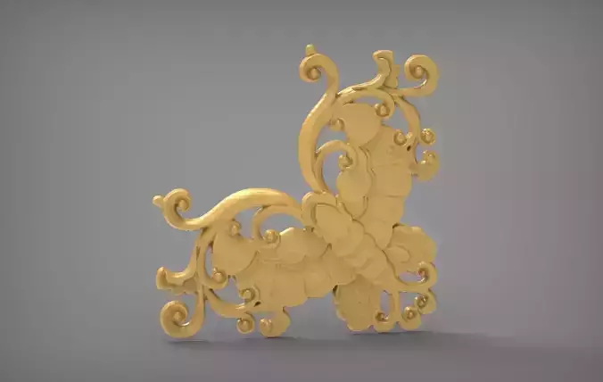 Floral Wood Carving for Furniture - 10