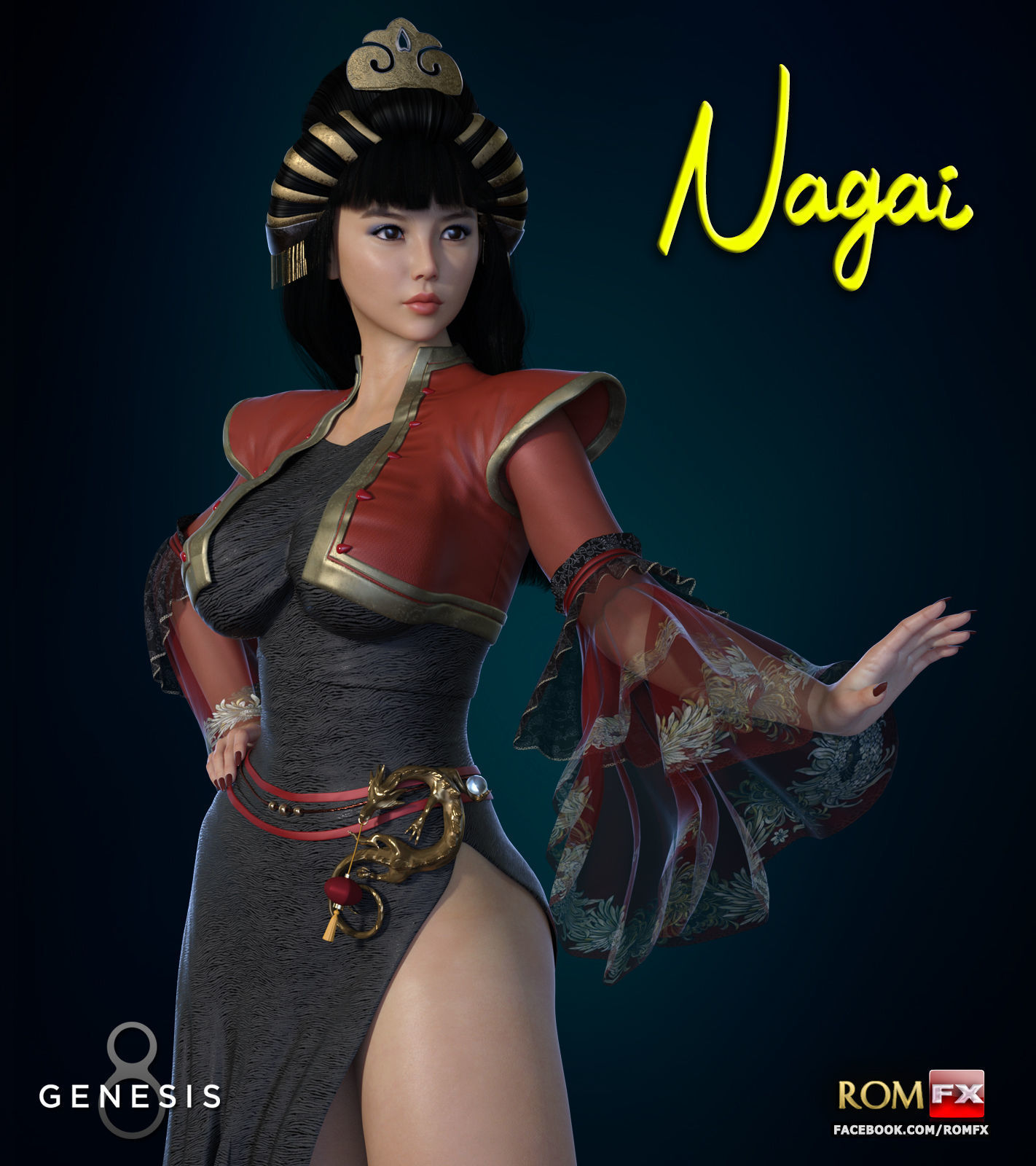 Nagai For G8F And G81F 3D model_4