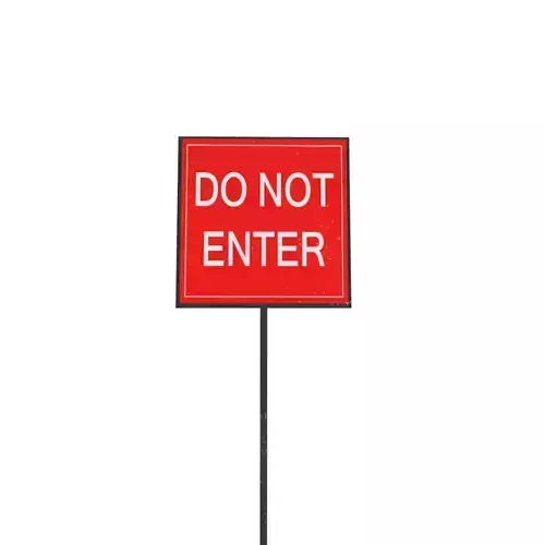 Do not enter sign