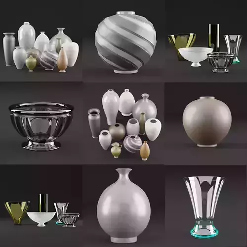 Decorative vases collection